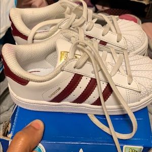 White, Burgundy and Gold